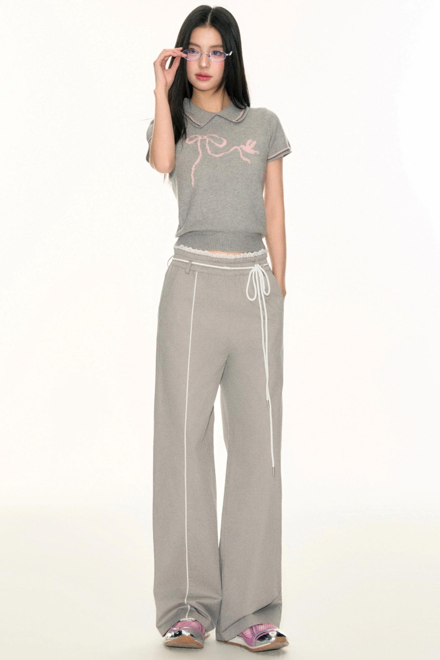 Strappy Blue Plaid Jacket Set-Up