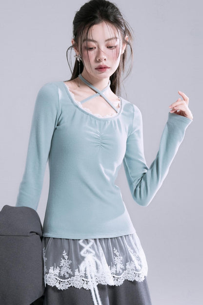 Morning Mist Ballet Layer Top