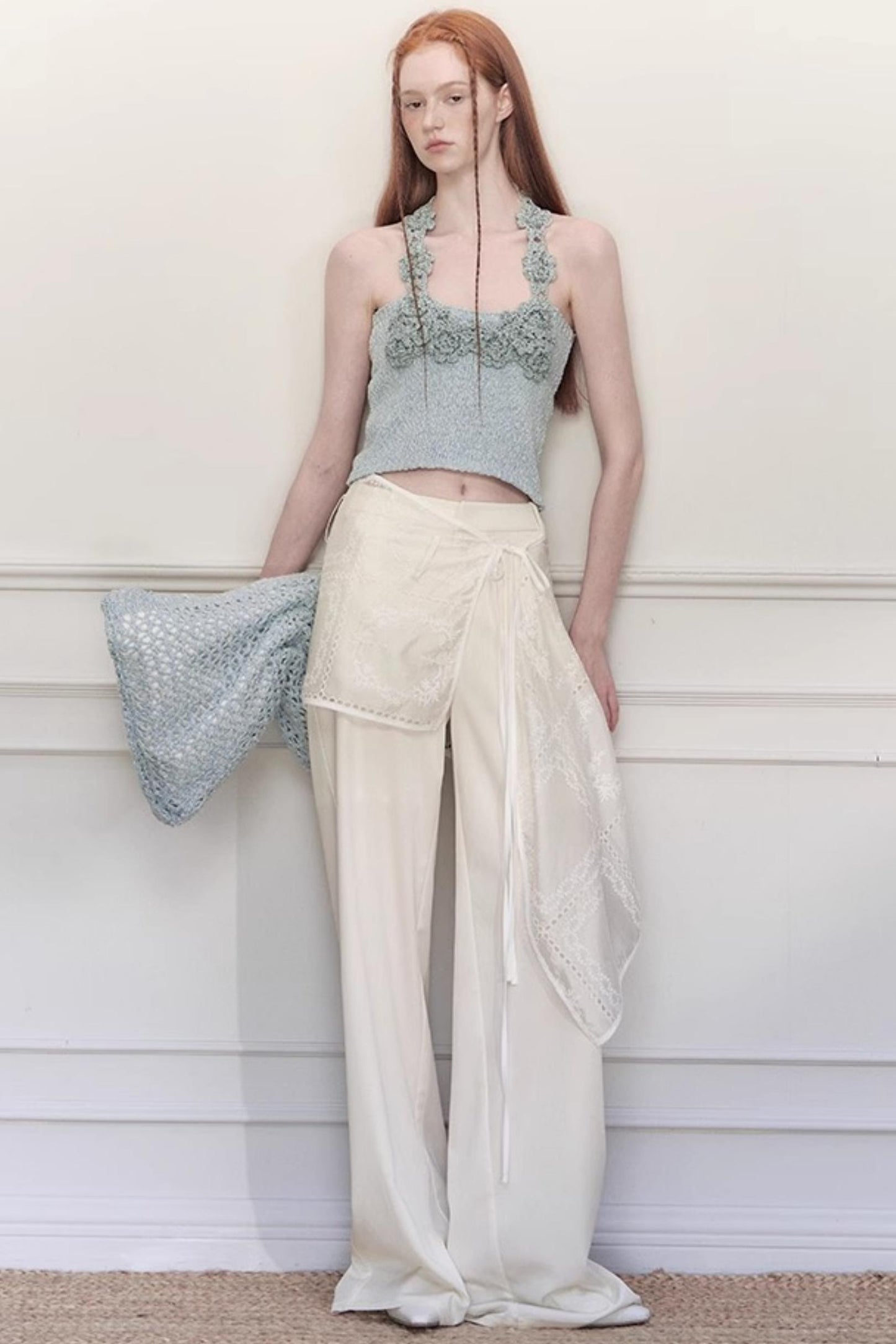 Summer Halter Knit Top