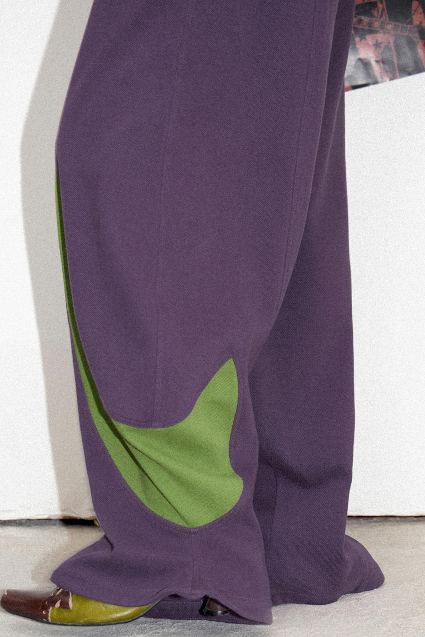 Purple Green Banana Pants