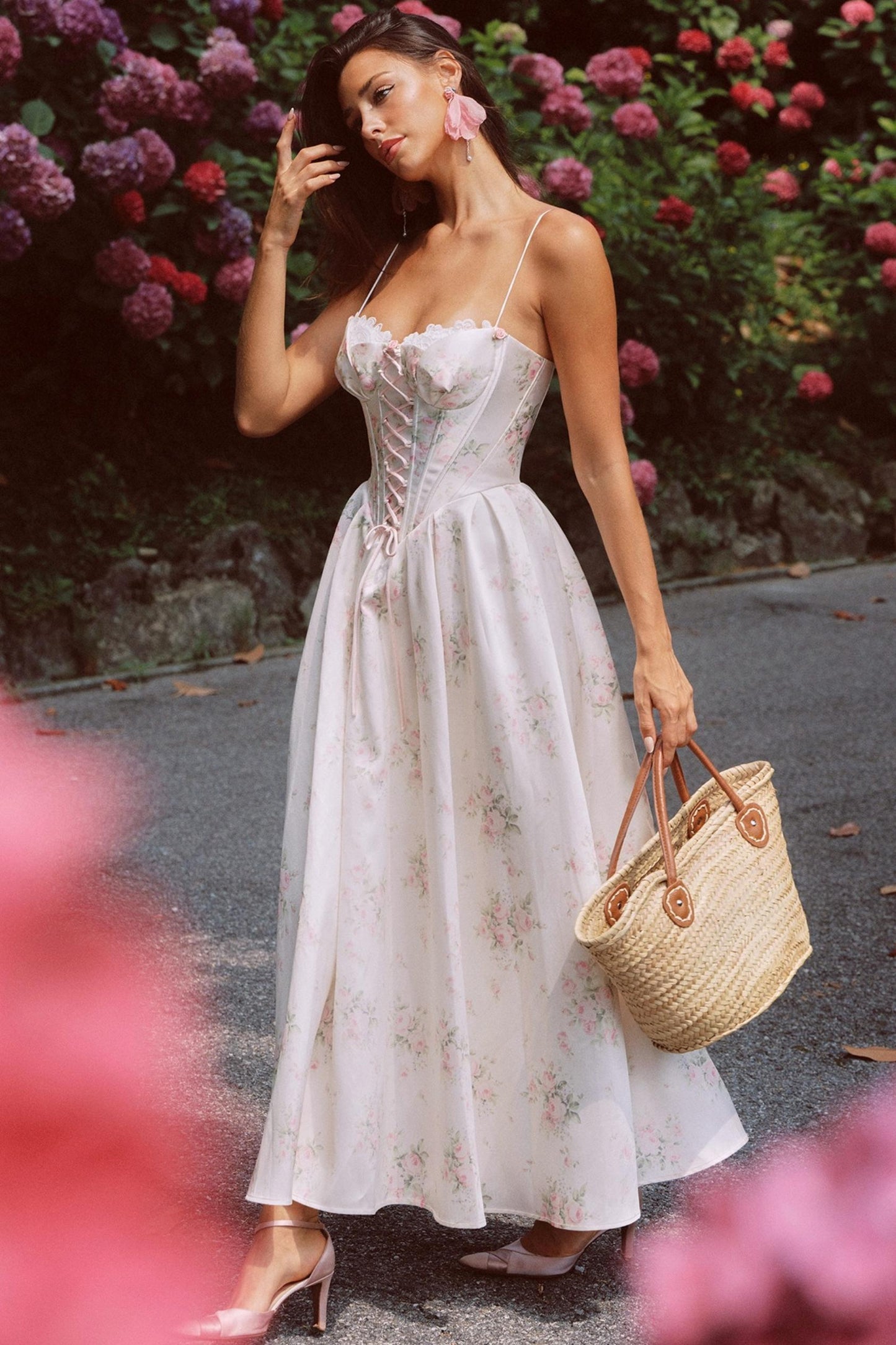 French Satin Slip Dress