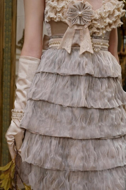 Slavic Lace Cake Dress Set-Up