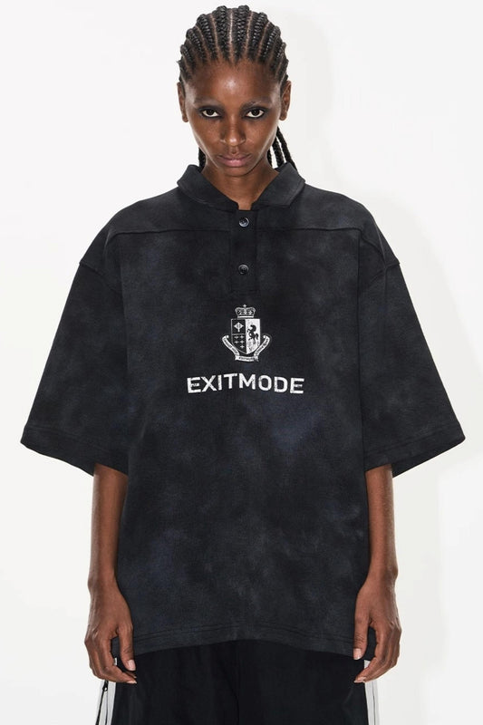 Shadow Dye Polo Tee