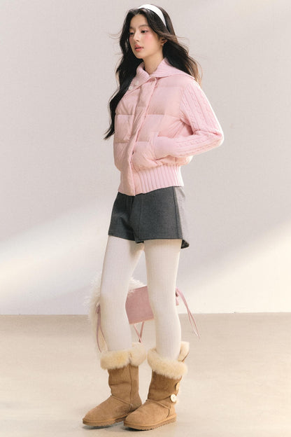 Slim Fit Twist Sleeve Coat