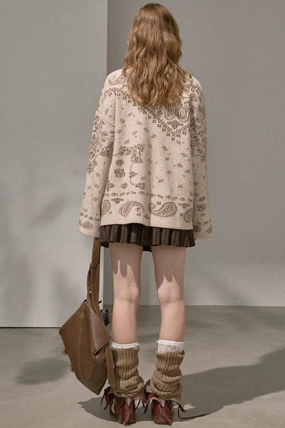 Premium V-Neck Knit Cardigan