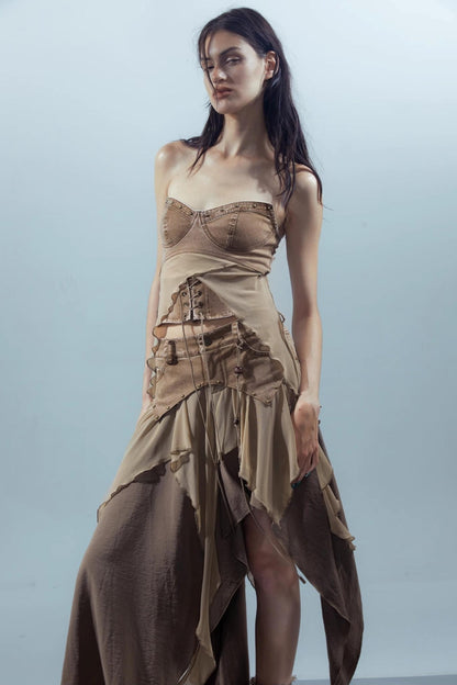 Eclectic Asymmetrical Skirt