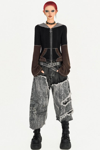 Wasteland Personality Loose Jeans