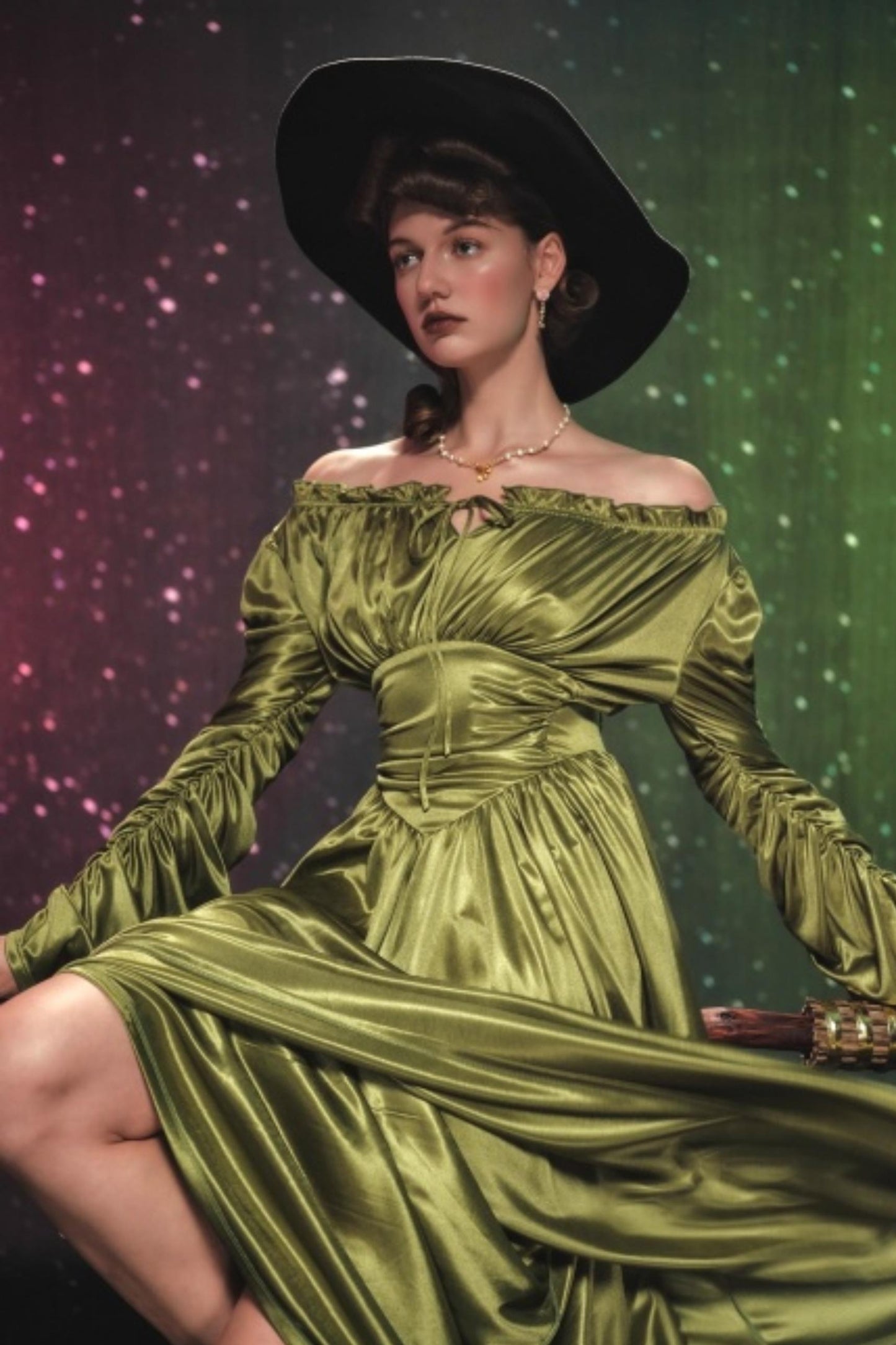 Lacemade Parthenon Satin Dress