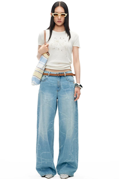 Fireworks Beaded Knit Tee