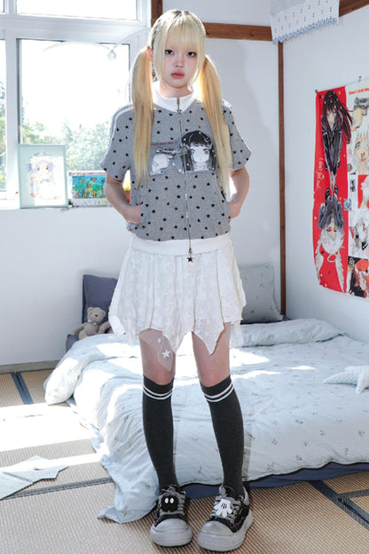 Frog Star Crewneck Cardigan