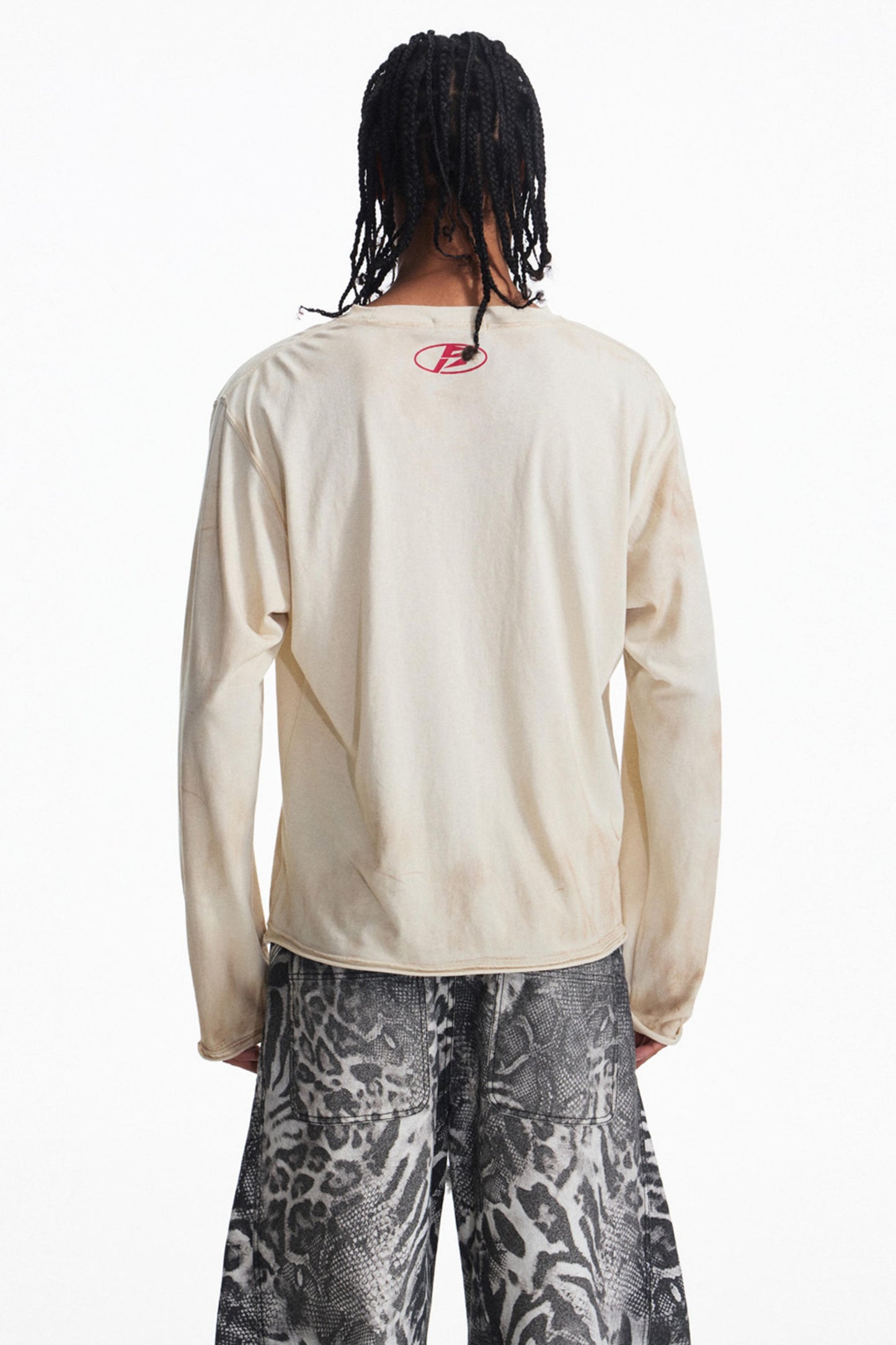 Vintage Distressed Long Sleeve T-Shirt