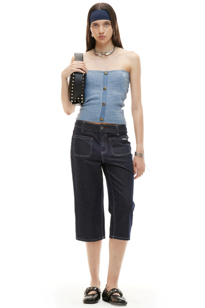 Merino Wool Slimming Tube Top