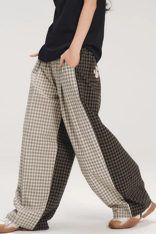 Puppy Paw Plaid Pants