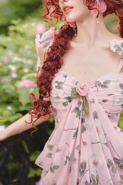 Gardenia Tea Floral Dress