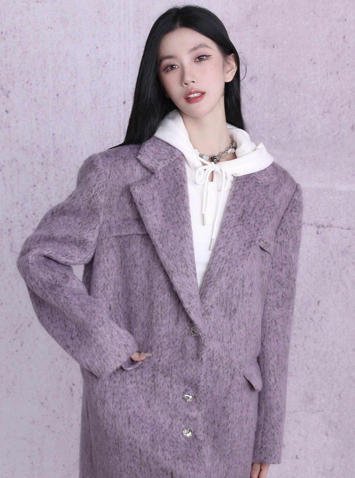 Classic H-shaped oversized Coat