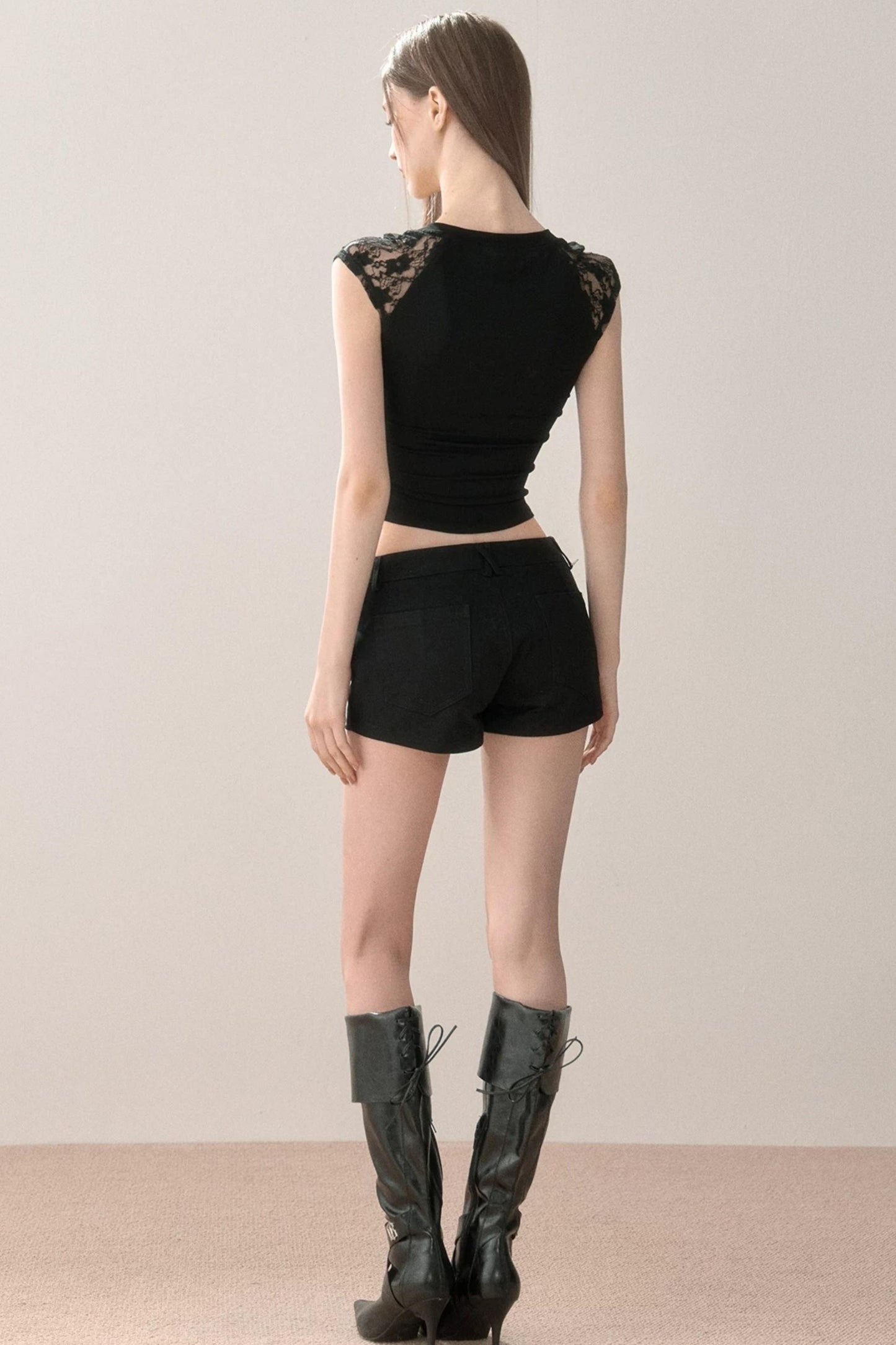 Lace-Up Summer Shorts