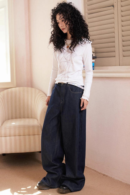 Disorder Loose Wide-leg Jeans