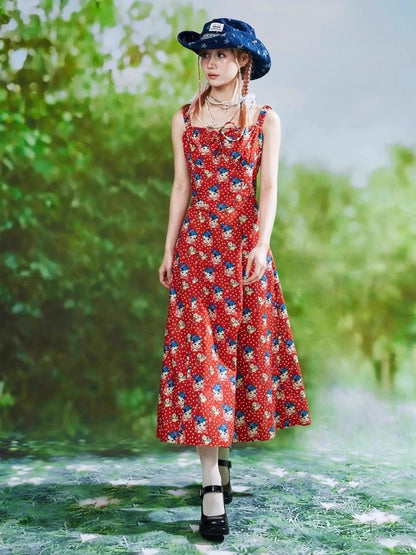 Red Halter Dress