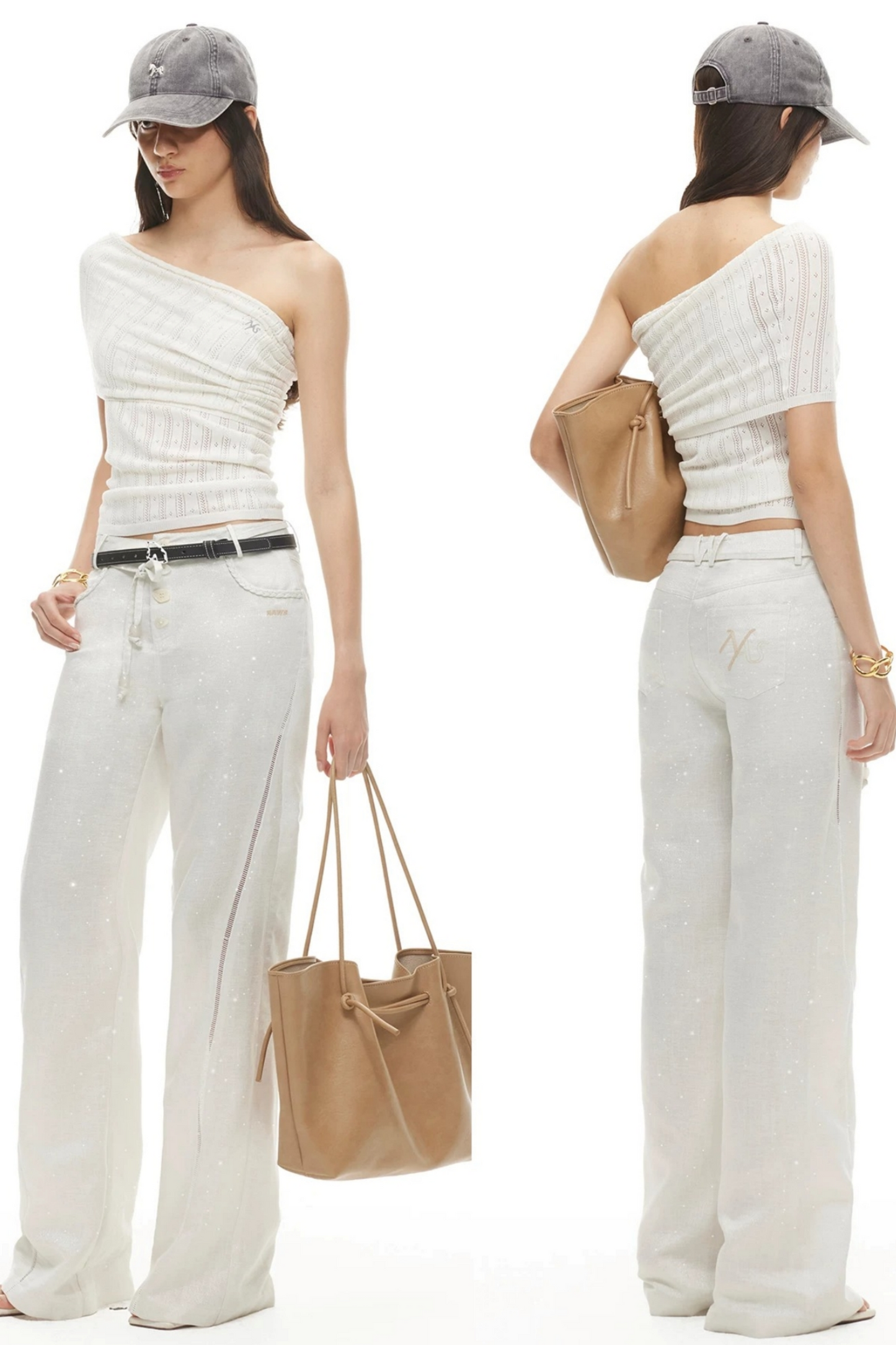 Asymmetrical Tencel Linen Top