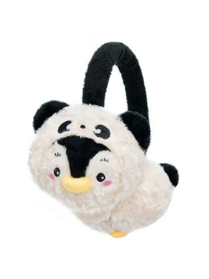 Panda Penguin Warm Plush Earmuffs