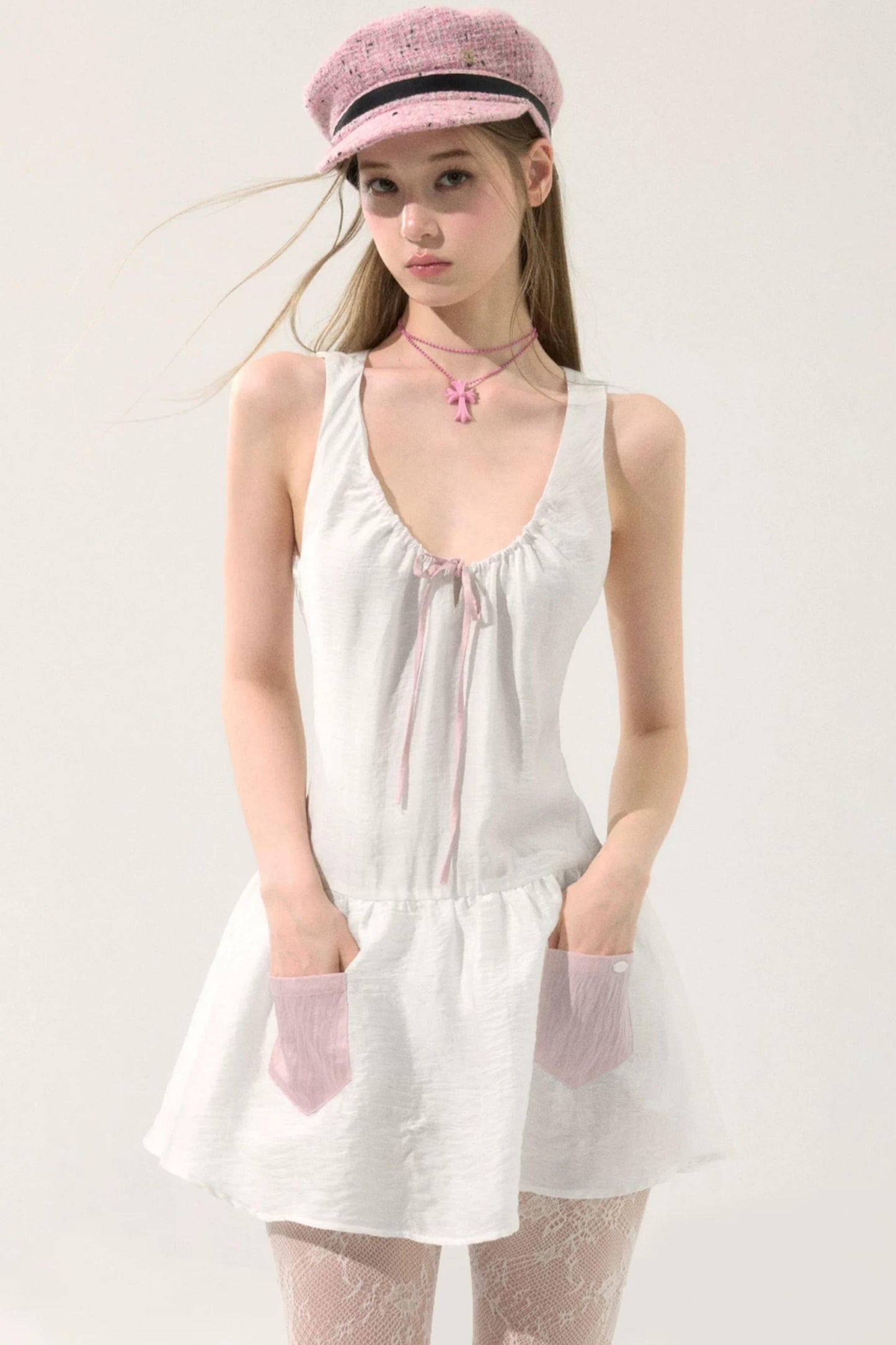 Sweet Color-Blocking Dress