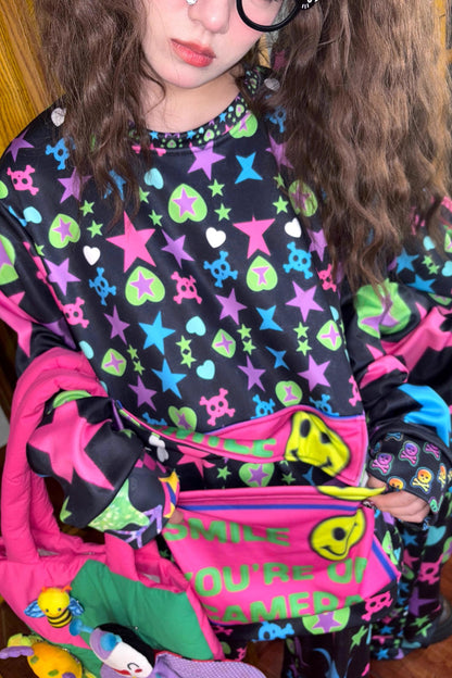 Dopamine Velvet-Lined Sweatshirt