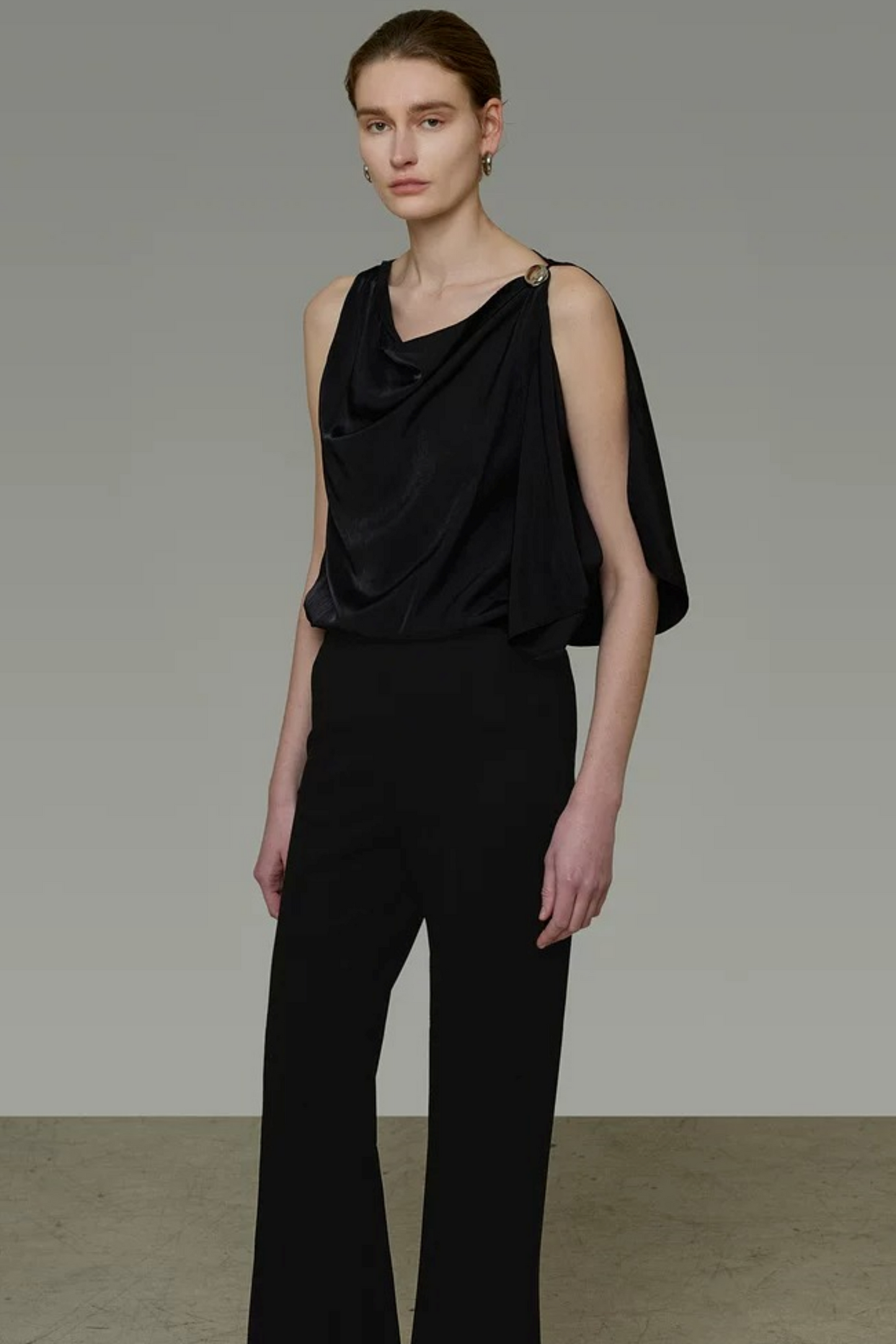 Elegant Black Flared Pants