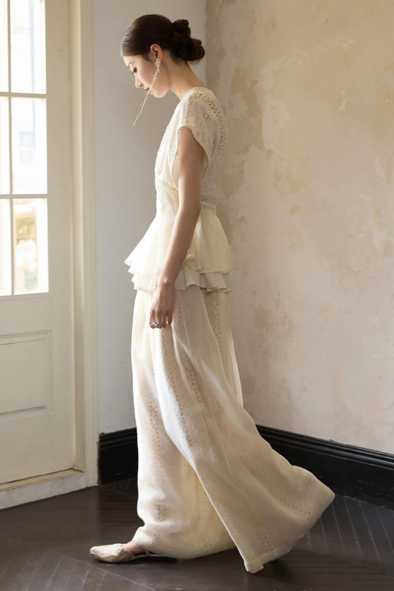 Lace V-Neck Summer Tee