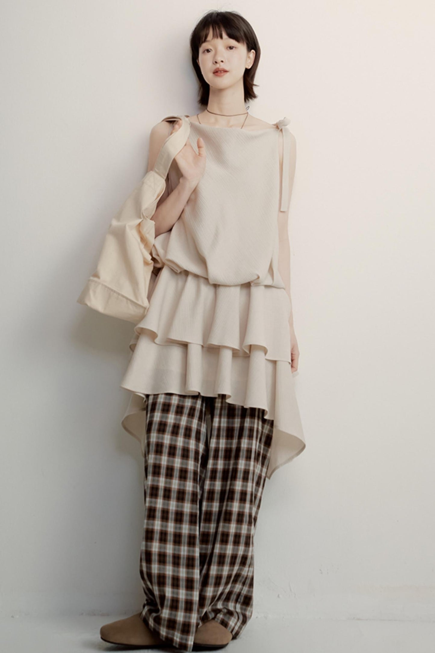 Tramp Geometric Slouchy Pants