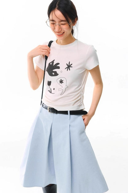 Asuka Inflorescence Tencel Top