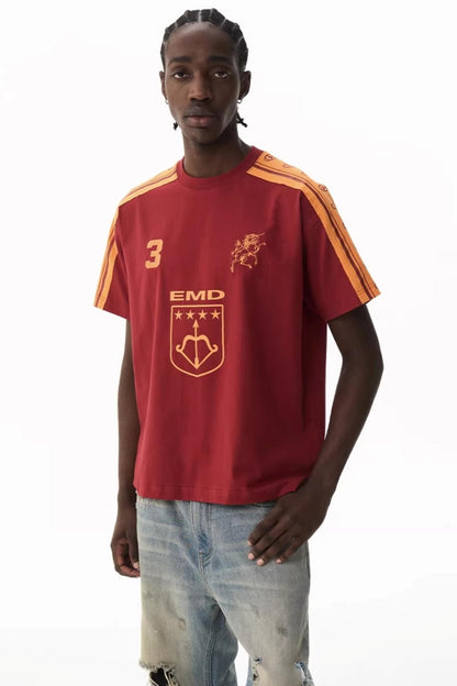 Retro Contrasting Sports Top