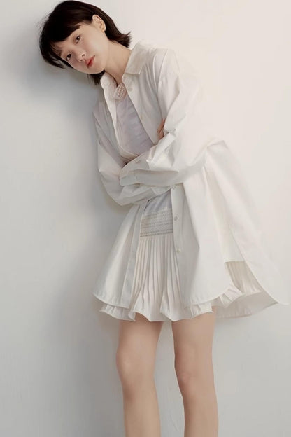 White Boyfriend Shirt