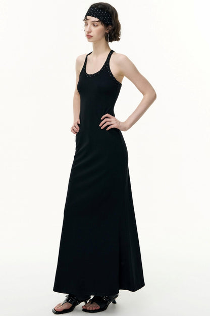 Tencel Striped Camisole Slim Dress