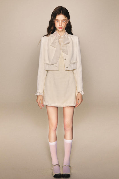 Fragrant Bow Vest Dress