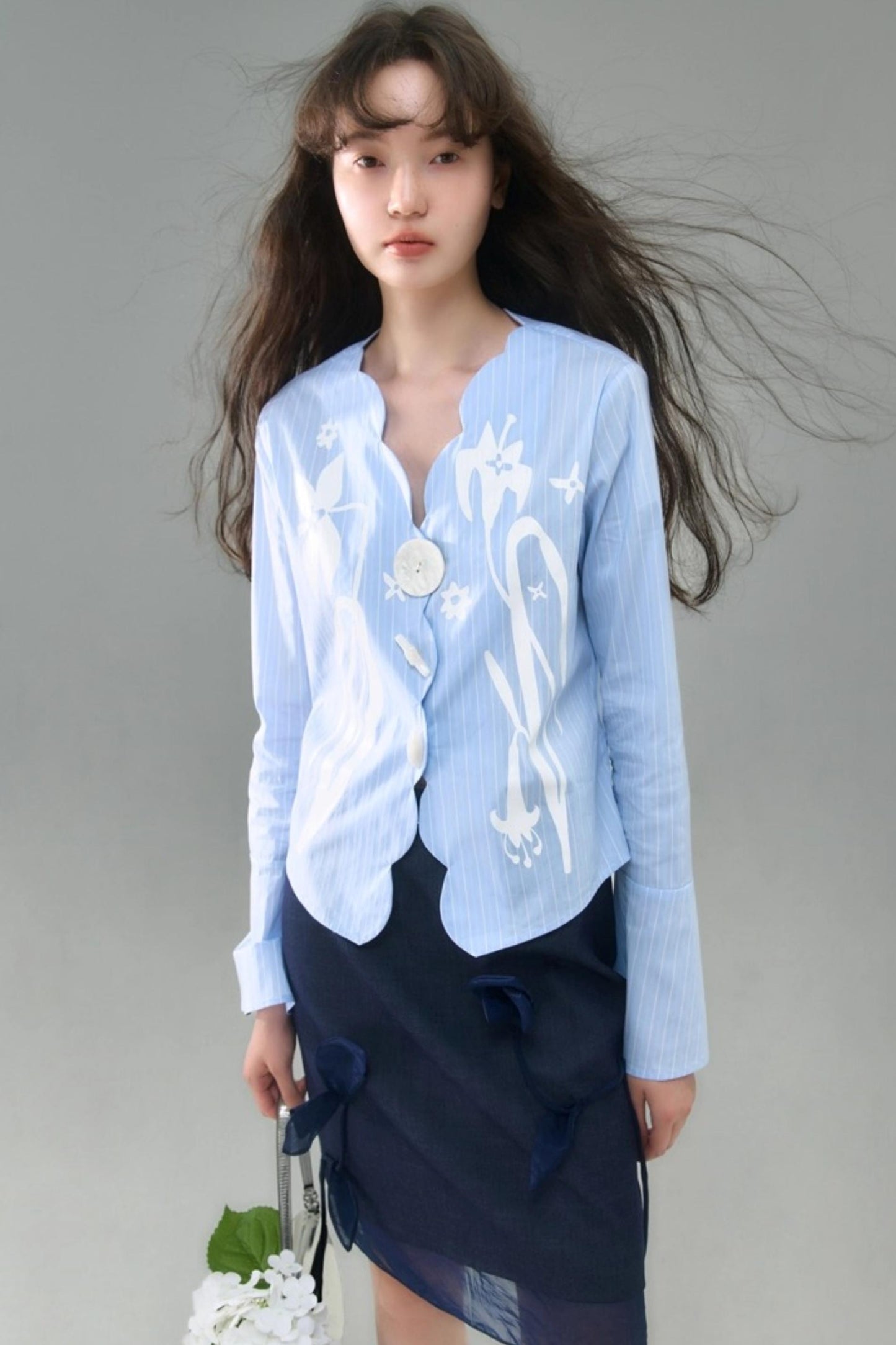 Vintage Lily Flared Sleeve Shirt