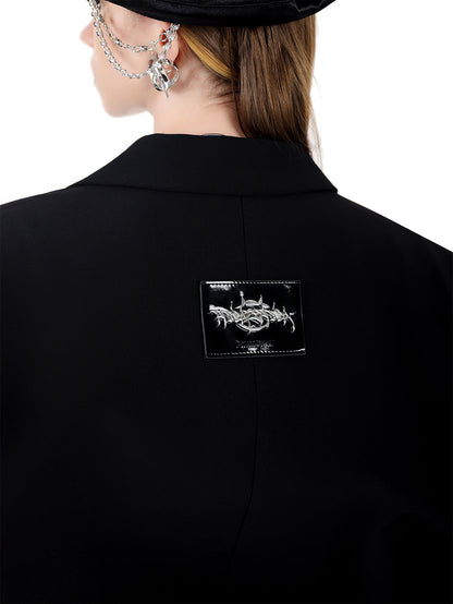 Point Frill Design Big Silhouette Jacket