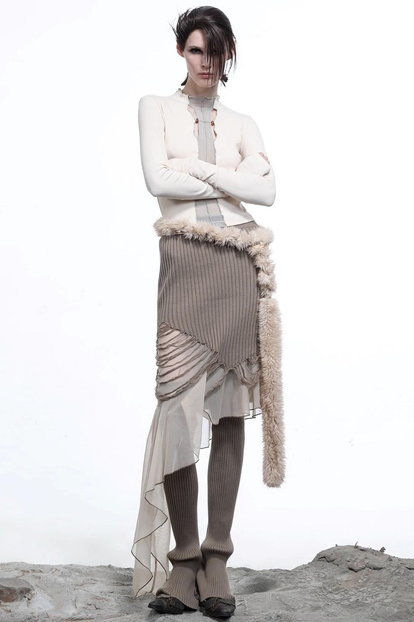 High Stretch Slim-Fit Mesh Top