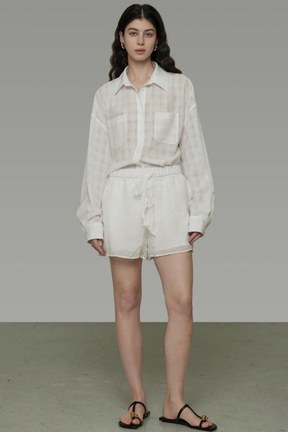 Breezy Plaid Sun Shirt