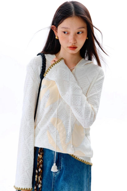 Wilderness Floral Knitted Long Sleeve T-shirt