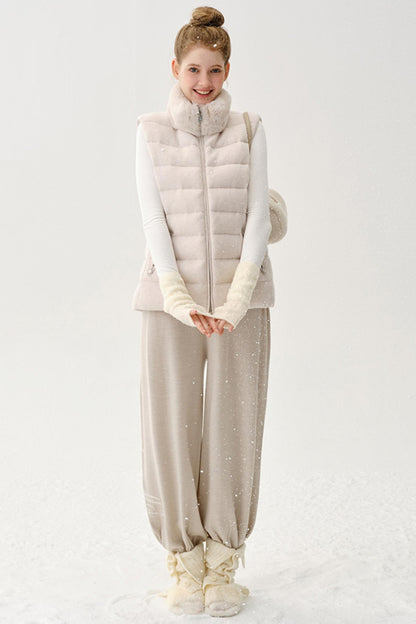 High-End Wool Knit Pants