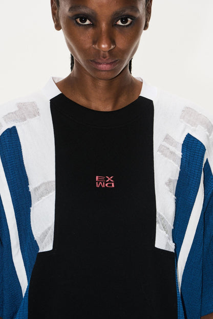 Colorblock Embroidered Tee