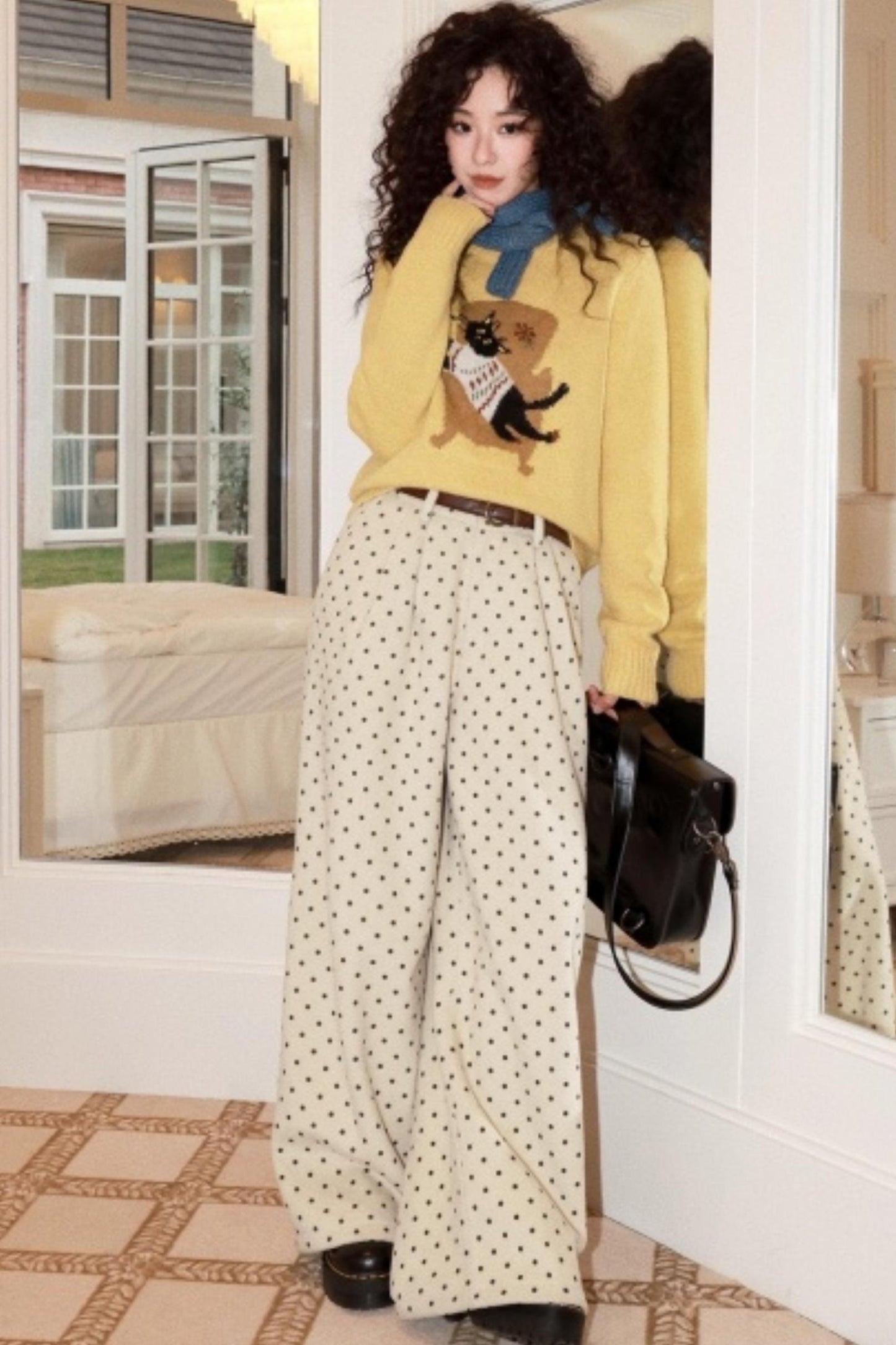 Mohair Room Cat Sweater Set-Up