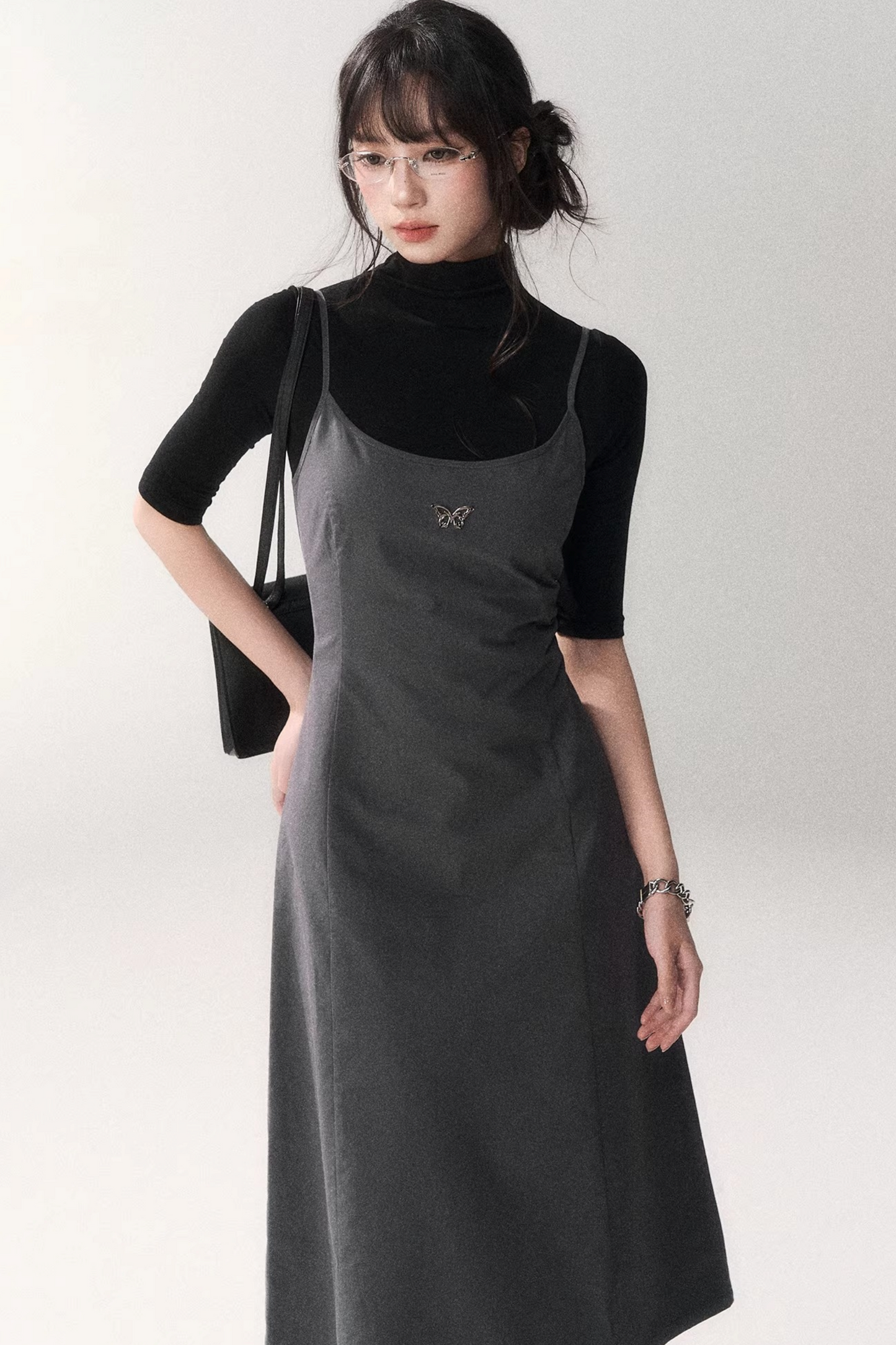 Retro Pure Cotton A-Line Dress
