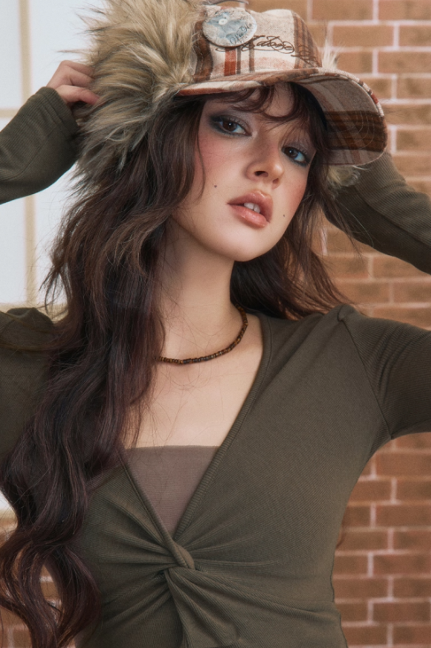 Winter Plush Baseball Cap