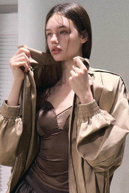 Gloss Lace Lyocell Jacket