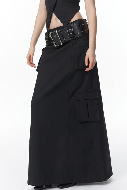 Drape Detail Bustier Skirt