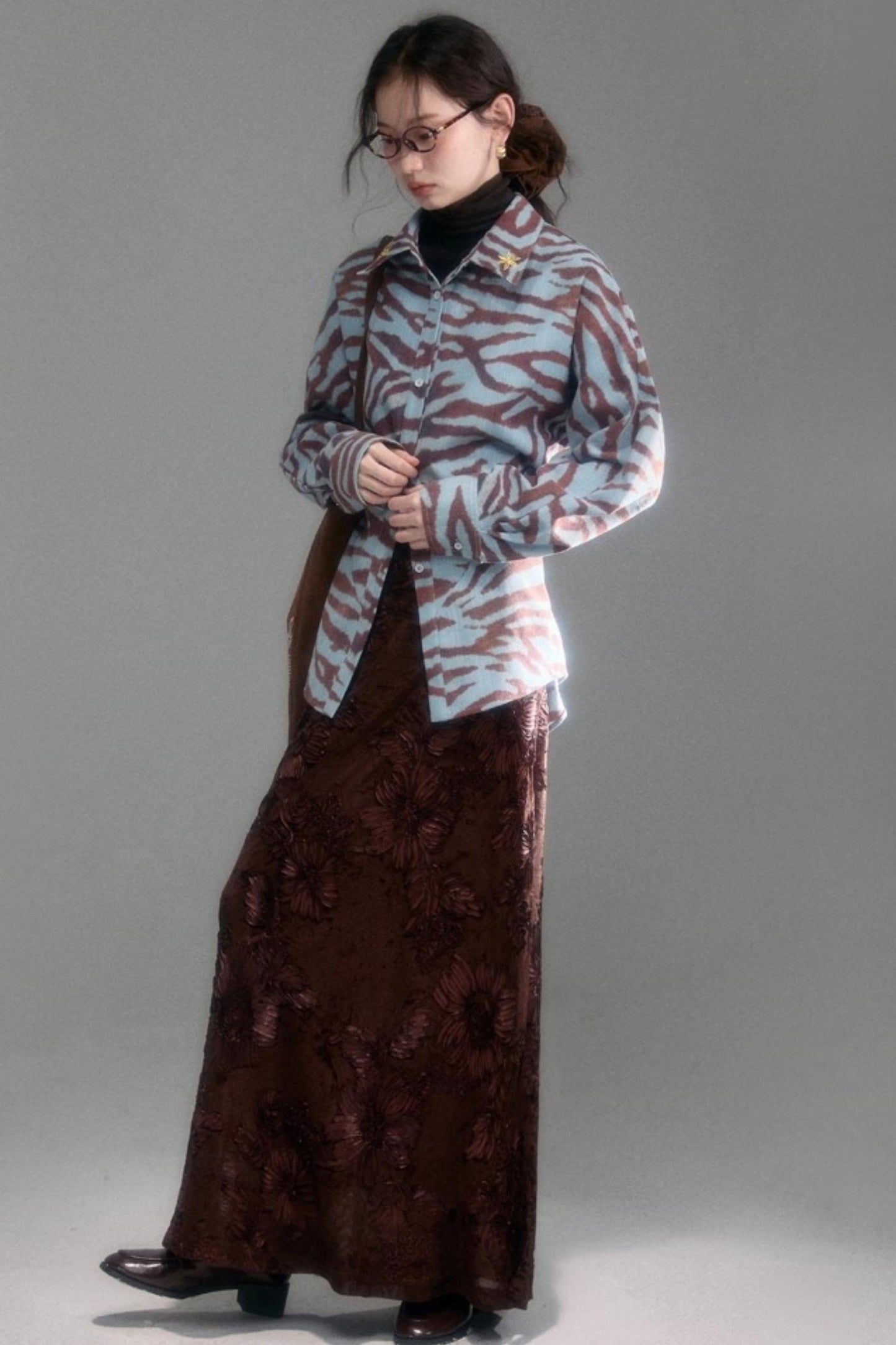 Castle Vine Velvet Skirt