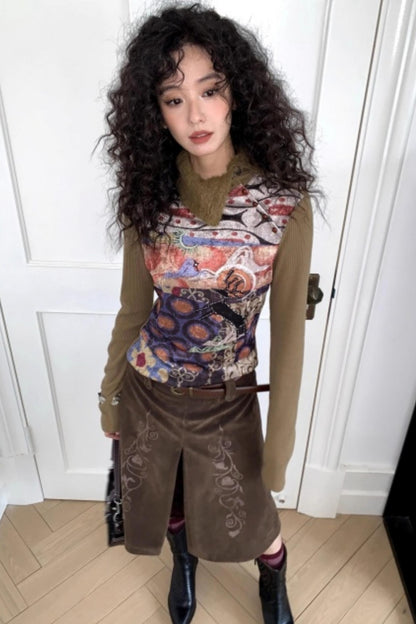 Elk Quest Cashmere Knit Top