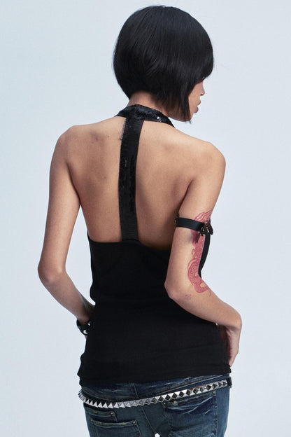 Two-Color Stretch Top