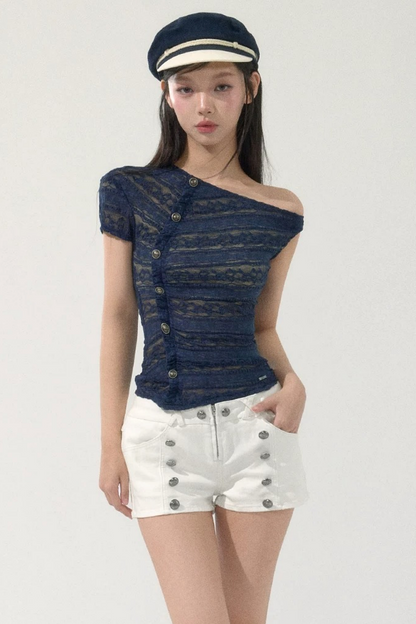 Lace Off-Shoulder Top